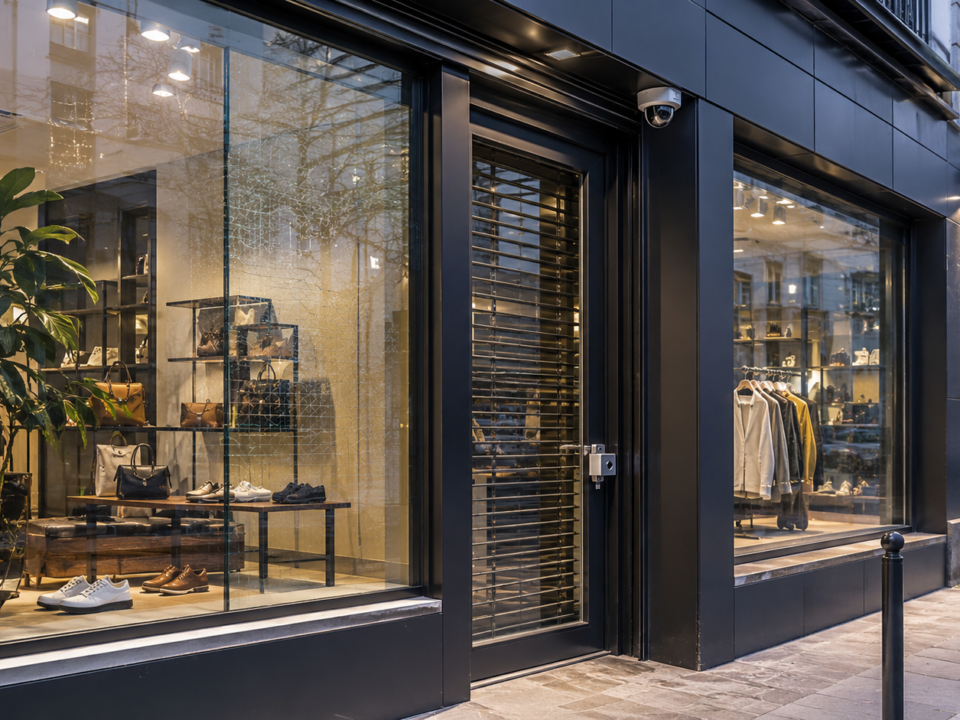 5 conseils pour la sécurisation de votre vitrine de magasin